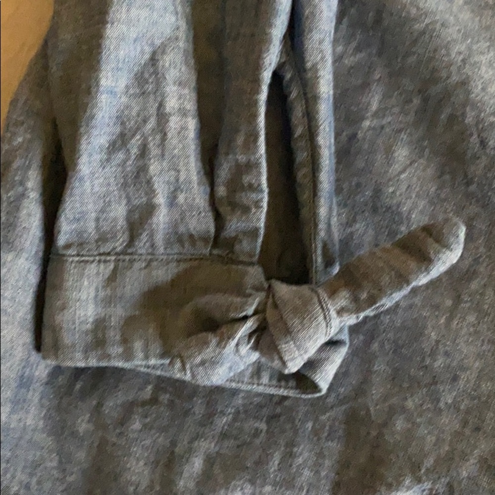 Button Down Denim Blouse - image 2